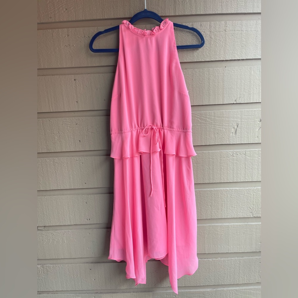 Sam Edelman Sleeveless Solid Halter Hankerchief D… - image 4